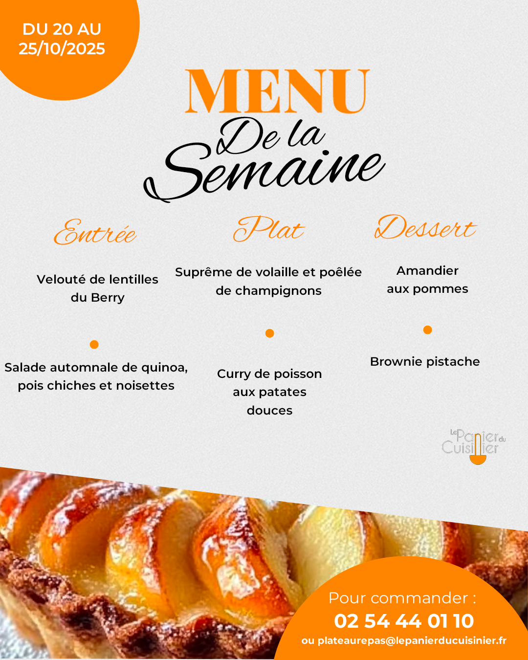 MENU SEMAINE BONNES DIMENSIONS